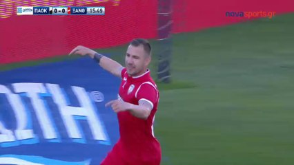 0-1 Erik Jendrišek AMAZING Goal (11th goal  in Superleague) -  PAOK 0-1 Xanthi FC - 22.04.2018
