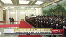 Presidente chino se reúne con homólogo de Gabón, Ali Bongo Ondimba