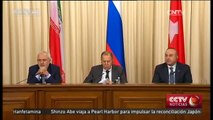 Rusia trabajará estrechamente con Turquía e Irán para resolver crisis en Siria