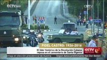 Líder histórico de Cuba Fidel Castro reposa en cementerio de Santa Ifigenia