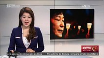 1，5 millones de personas se manifiestan contra la presidenta surcoreana en Seúl