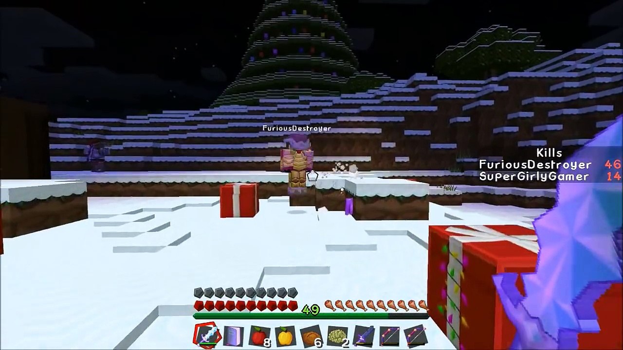 155.Minecraft- HEROBRINE STOLE CHRISTMAS (Custom Map) Part 3