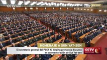 Presidente chino Xi Jinping pronuncia discurso en conmemoración de Sun Yat-sen