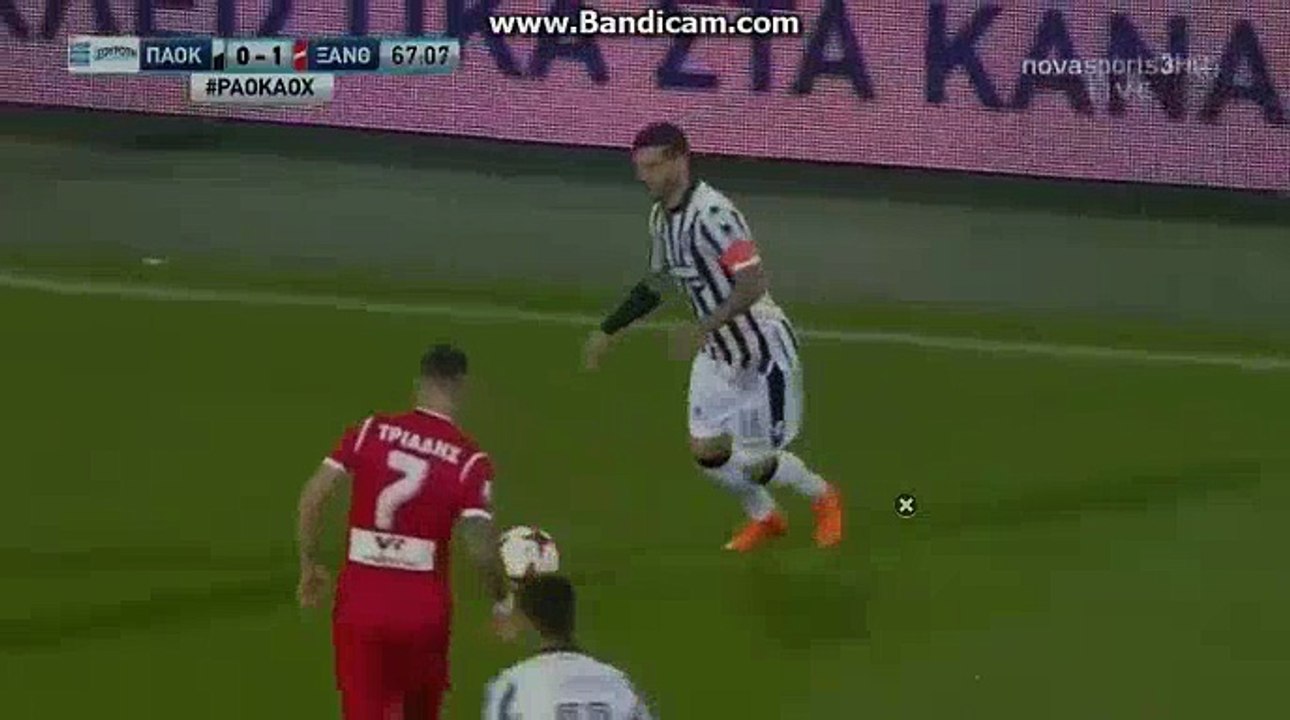 SUPER  Goal    HD    PAOK 1 - 1	 Xanthi FC  22-04-2018