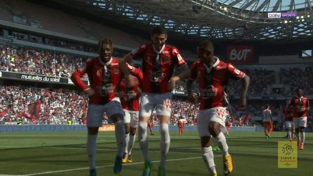 Nice players copy 'Fortnite' celebration after Lees-Melou goal