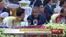 Obama se ha reunido brevemente con su homólogo filipino, Rodrigo Duterte