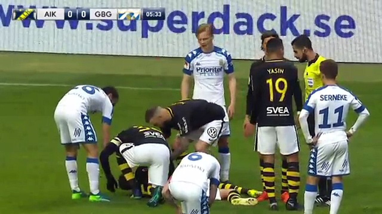 AIK 2:0 Göteborg (Sweden. Allsvenskan. 22 April 2018)