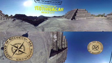 Pyramids of Teotihuacan, one of the 7 Wonders of the World in 360° grados