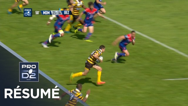 PRO D2 - Résumé Mont-de-Marsan-Béziers: 31-23 - Barrages - Saison 2017/2018