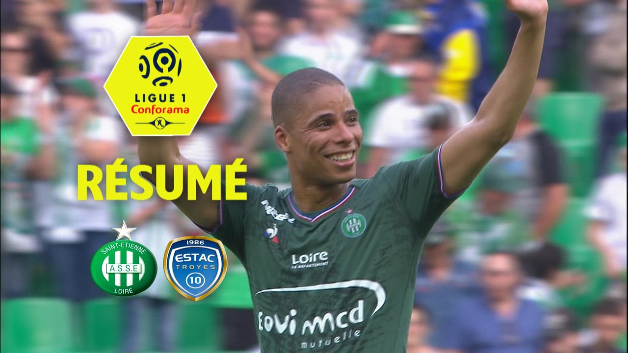 AS Saint-Etienne - ESTAC Troyes (2-1)  - Résumé - (ASSE-ESTAC) / 2017-18