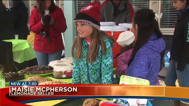 Kids` Lemonade Stand Raises Thousands of Dollars for Veterans