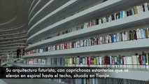 ¡IMPRESIONANTE! Carlos Erik Malpica Flores: Conoce la biblioteca futurista China
