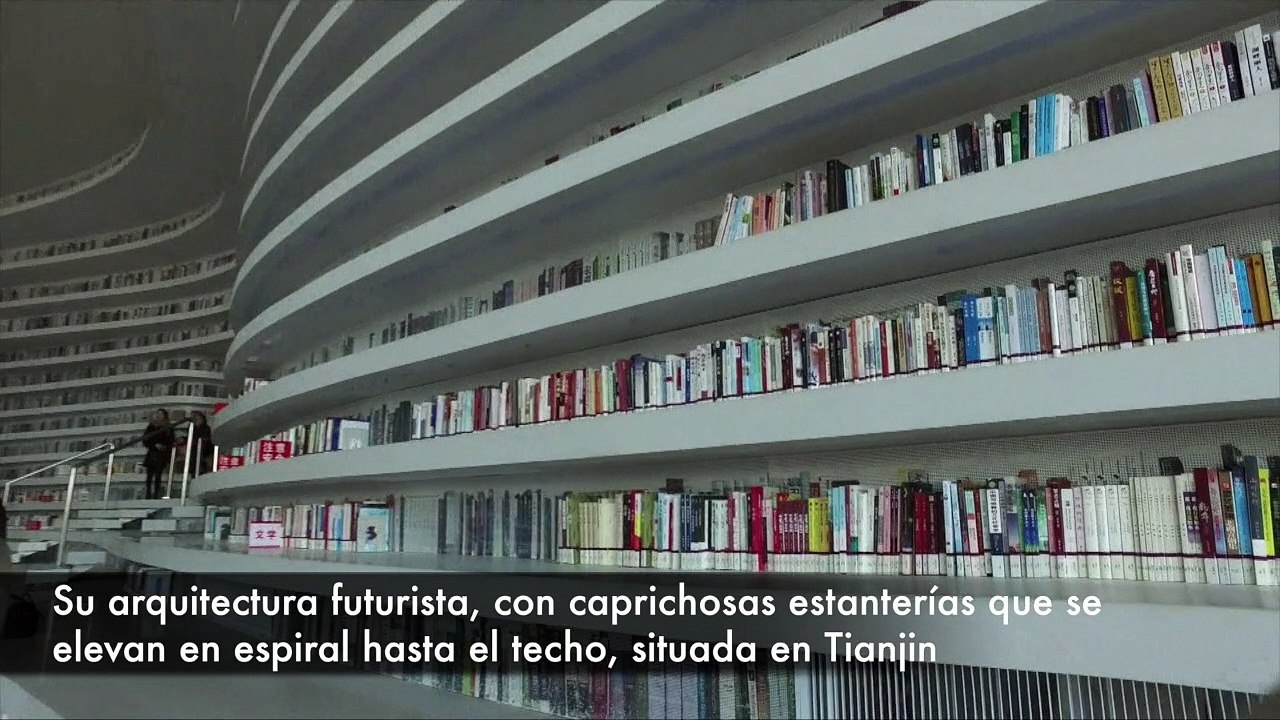 ¡IMPRESIONANTE! Carlos Erik Malpica Flores: Conoce la biblioteca futurista China