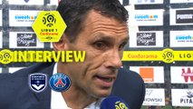 Interview de fin de match : Girondins de Bordeaux - Paris Saint-Germain (0-1)  - Résumé - (GdB-PARIS) / 2017-18