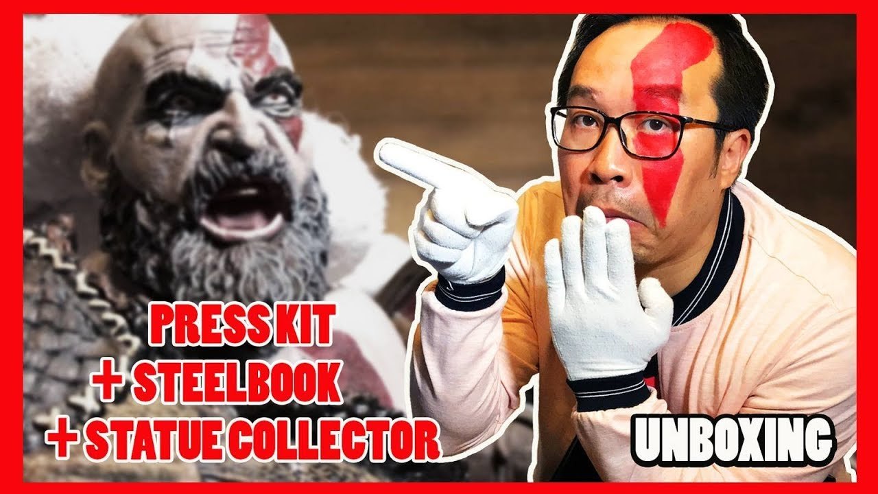 GOD OF WAR 4 - Notre UNBOXING de la statuette Collector de Kratos !