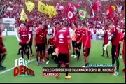 Paolo Guerrero metió gol en primer entrenamiento con el Flamengo