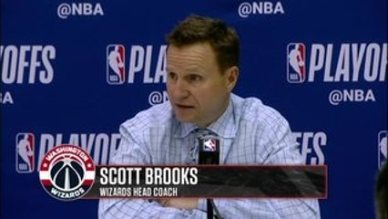 Coach Brooks Postgame Podium #WizRaptors Gm. 4 - 4/22/18