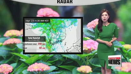 Cloudy, wet weather to dampen nation _ 042318