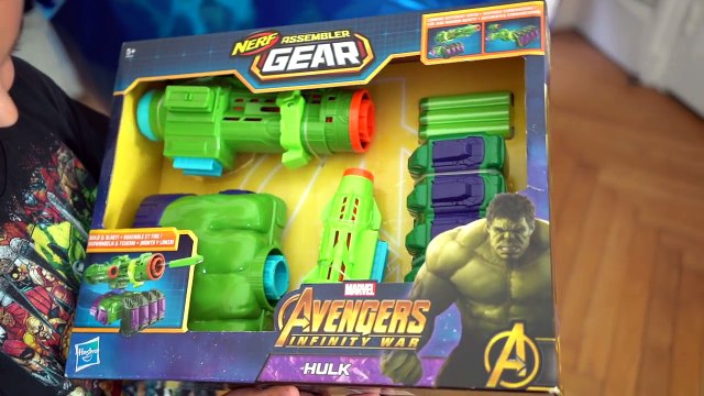 CAPSULE GÉANTE MARVEL AVENGERS INFINITY WAR - Thanos Infinity Gauntlet, Nerf...