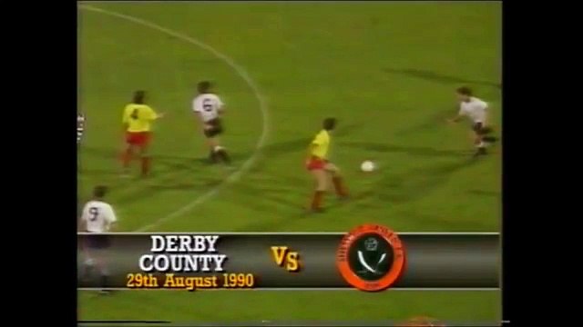 Derby County - Sheffield United 29-08-1990 Division One