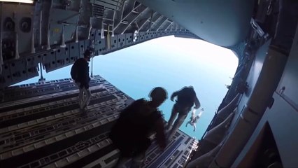 Special Operations Boat Airdrop From C-17- Low Velocity Airdrop Delivery System (LVADS)
