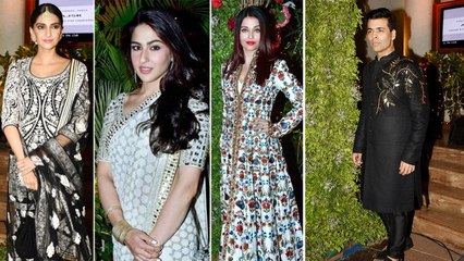 Aishwarya Rai, Sonam Kapoor, Sara Ali Khan ने Wedding Reception में बिखेरे जलवे । वनइंडिया हिंदी