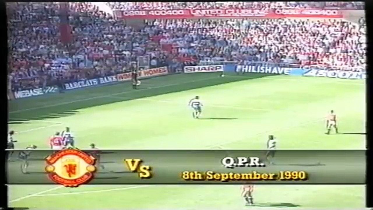 Manchester United - Queens Park Rangers 08-09-1990 Division One