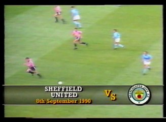 Sheffield United - Manchester City 08-09-1990 Division One