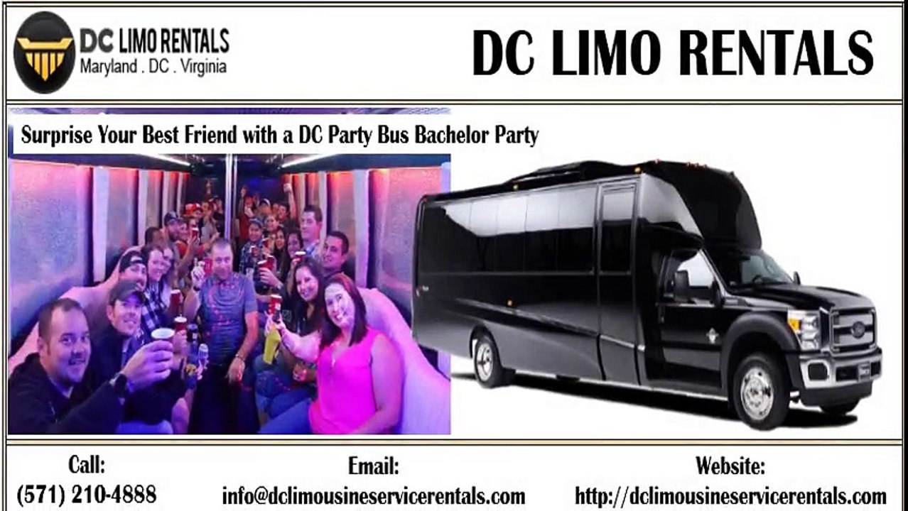 Surprise Your Best Friend with a DC Party Bus Rental