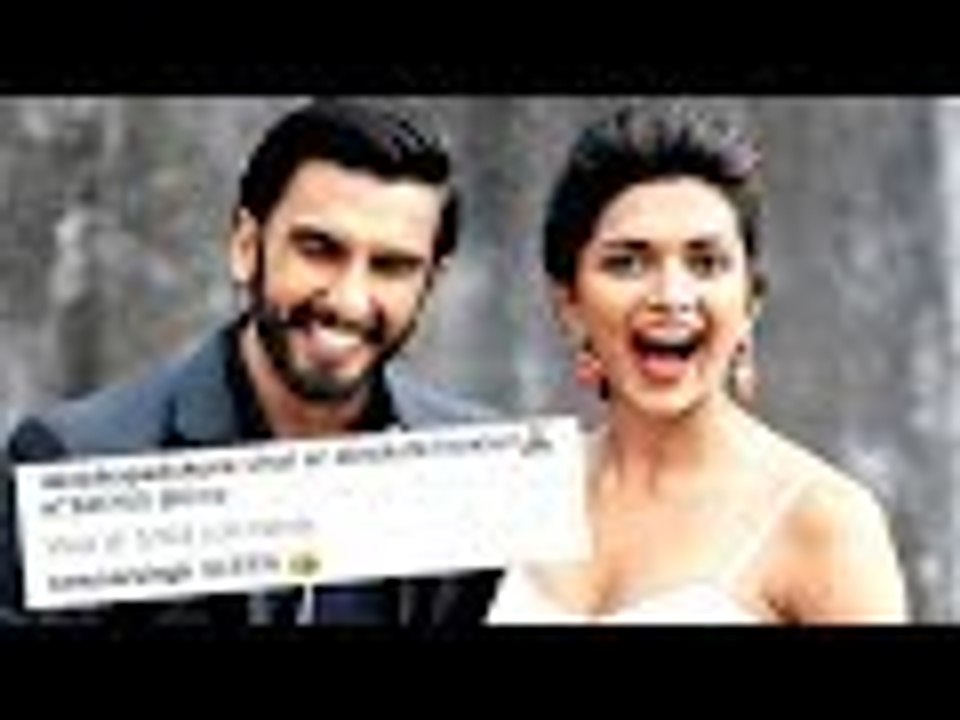 Ranveer Singh Calls Deepika Padukone Bollywood QUEEN | Bollywood Buzz