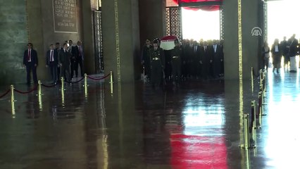 TBMM Başkanı İsmail Kahraman ve beraberindeki heyet Anıtkabir'i ziyaret etti - ANKARA