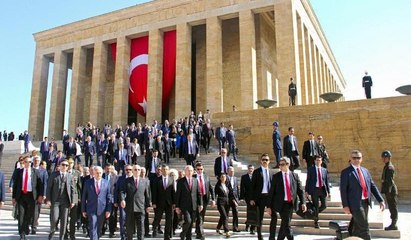 Anıtkabir'de 23 Nisan töreni