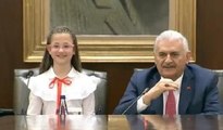 Binali Yıldırım'dan 11 yaşındaki çocuğa seçim kampanyası daveti