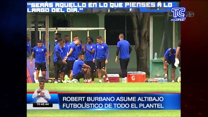 Robert Burbano espera conseguir un resultado positivo ante River