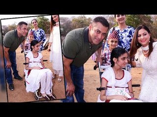 Salman Khan Meets A Special Fan On Sultan Sets