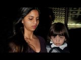 Suhana Carries Little AbRam In Her Arms - Cute Pic