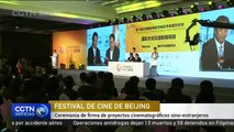 Ceremonia de firma de proyectos cinematográficos sino-extranjeros