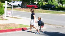 Jennifer Garner Spends Quality Time With Son Samuel Affleck In Brentwood