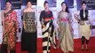 Hina Khan, Kriti, Shilpa Shetty attend at Dadasaheb Phalke Awards in Fusion Dresses | FilmiBeat