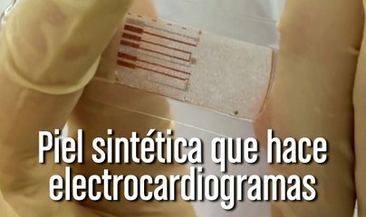 [CH] Piel sintética que hace electrocardiogramas