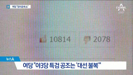 민주 “여야 합의 없이는 특검 불가…정치공세 쇼”