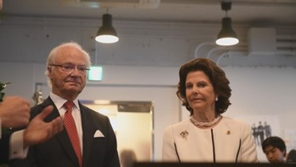 Los reyes de Suecia visitan Japón
