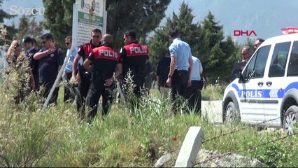 Denizli'de baraj suyu çekilince ceset ortaya çıktı