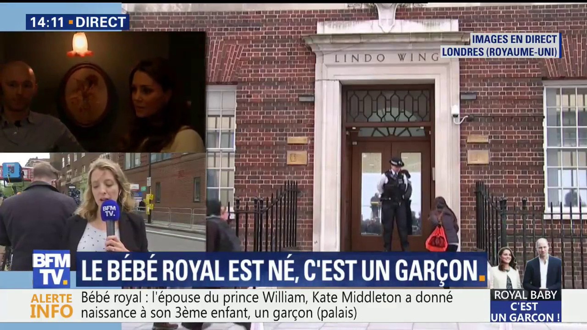 Bebe Royal Kate Middleton A Donne Naissance A Un Petit Garcon Video Dailymotion
