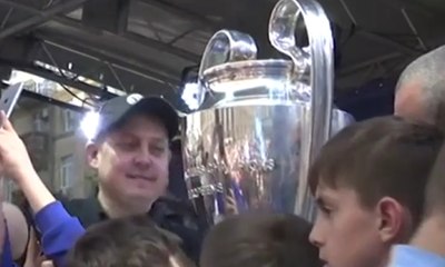 Trofi Liga Champions Tiba di Kiev