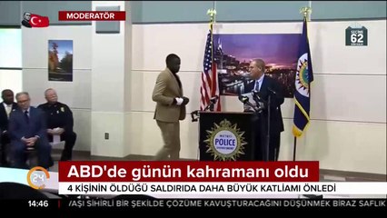 ABD'de günün kahramanı oldu