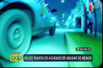 Chimbote: detienen a taxista acusado de realizar tocamientos indebidos a escolar