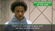 Sane thanks 'perfect' Man City team mates