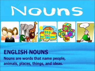 Class 3 English lesson 18, Nouns in urdu