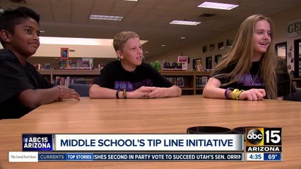 Aprende Middle School students working to stop suicides, self harm